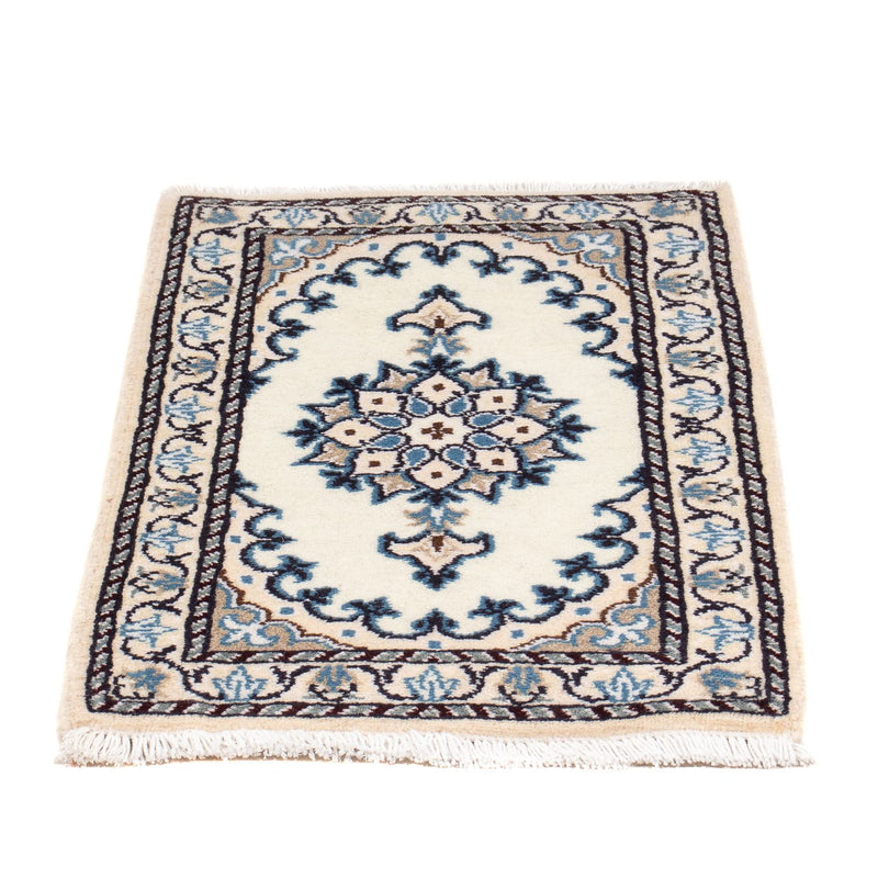 Alfombra persa - Nain - 60 x 40 cm - crema