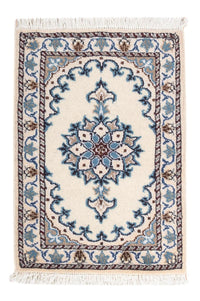 Alfombra persa - Nain - 60 x 40 cm - crema