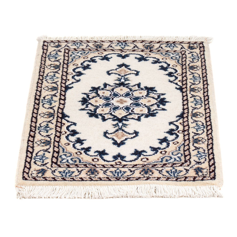 Alfombra persa - Nain - 60 x 40 cm - crema