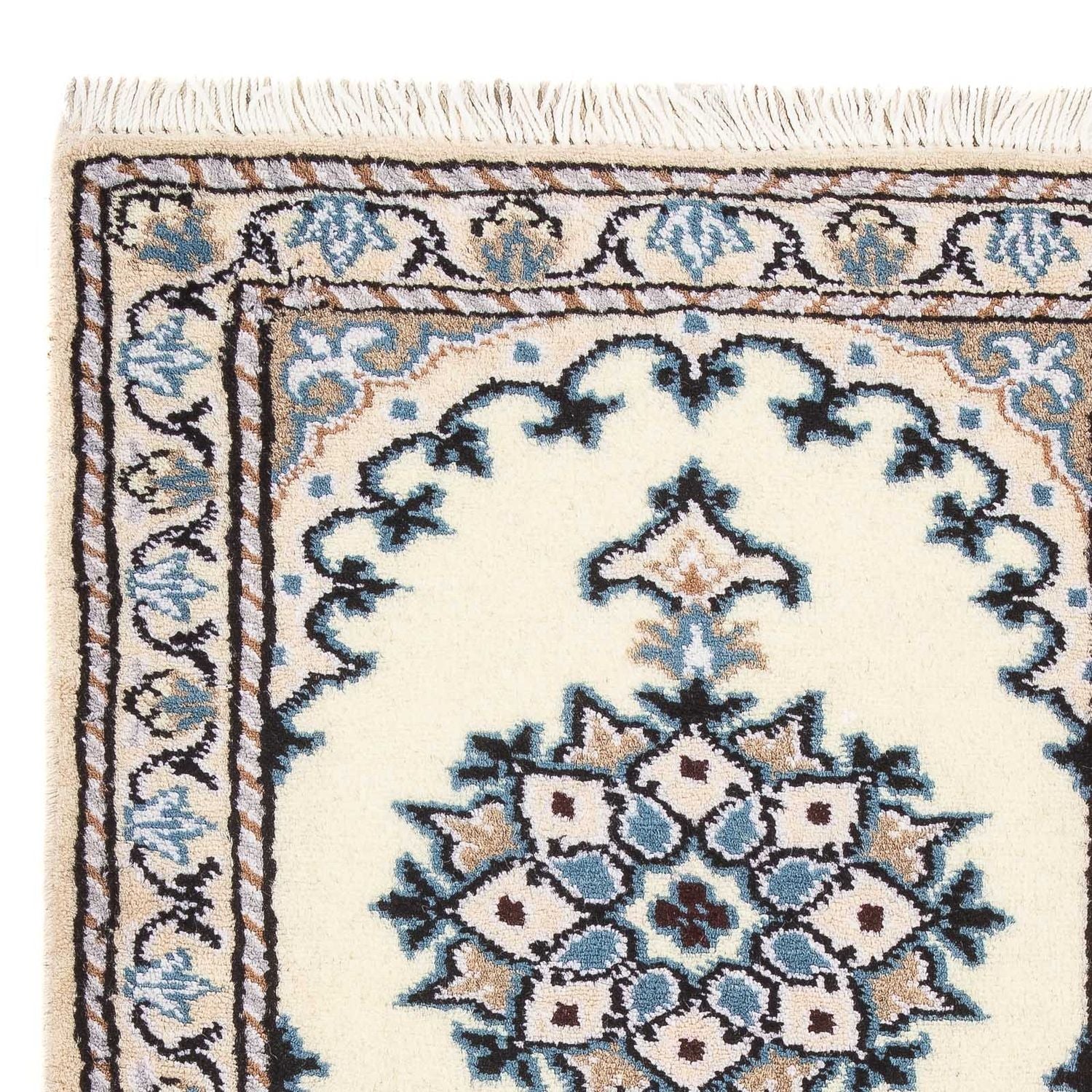 Alfombra persa - Nain - 60 x 40 cm - crema
