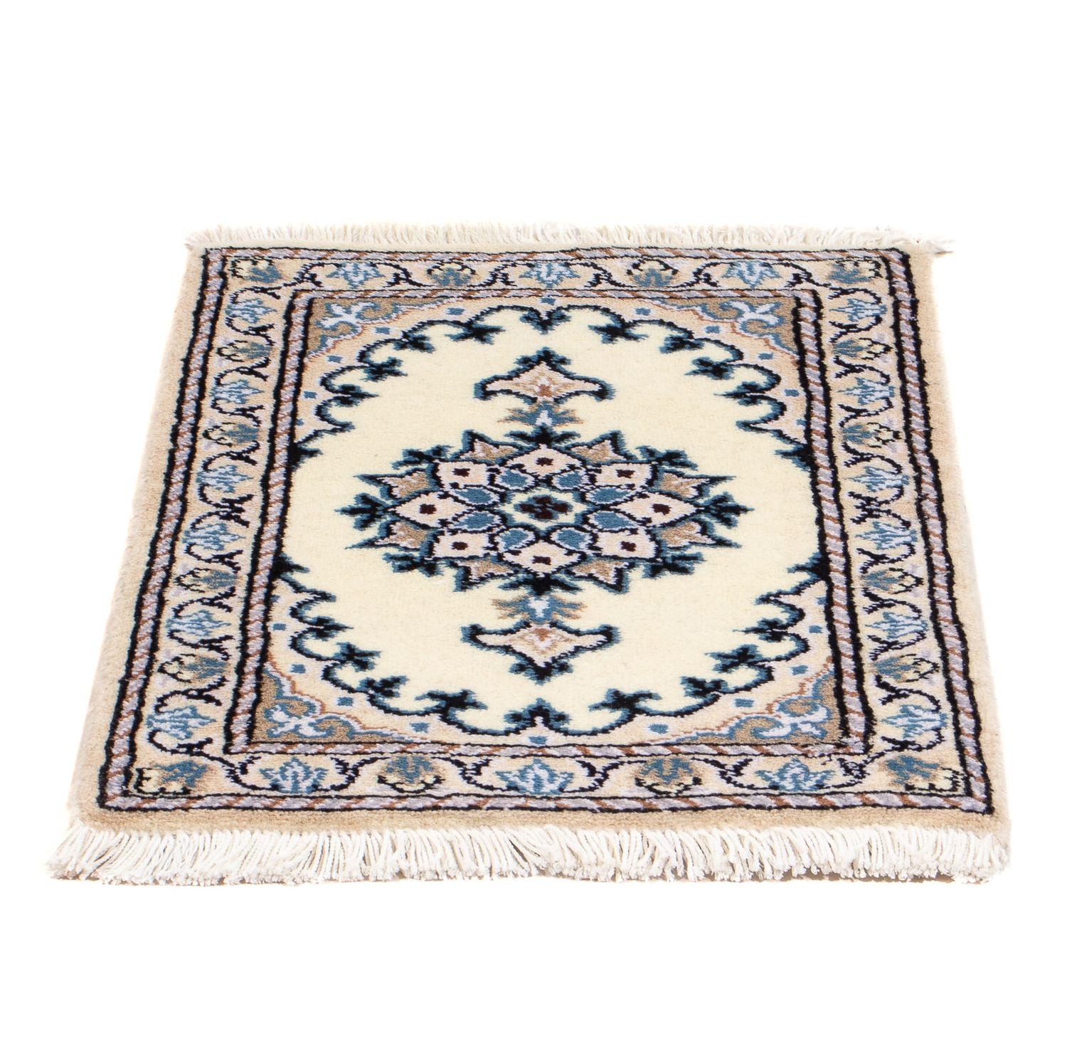Alfombra persa - Nain - 60 x 40 cm - beige