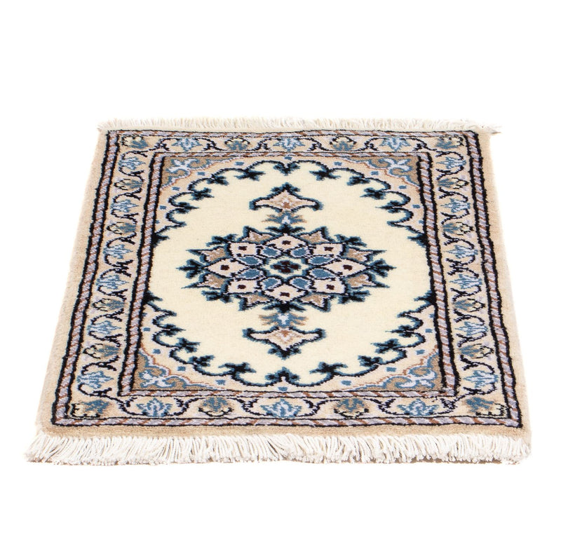 Alfombra persa - Nain - 60 x 40 cm - beige
