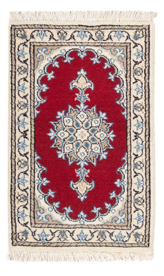 Alfombra persa - Nain - 60 x 40 cm - rojo