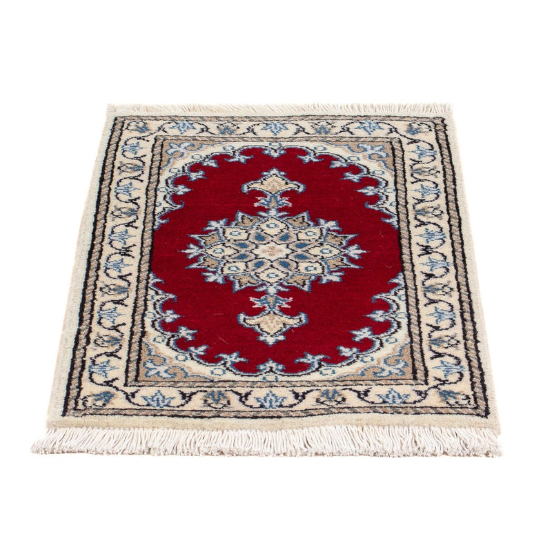 Alfombra persa - Nain - 60 x 40 cm - rojo
