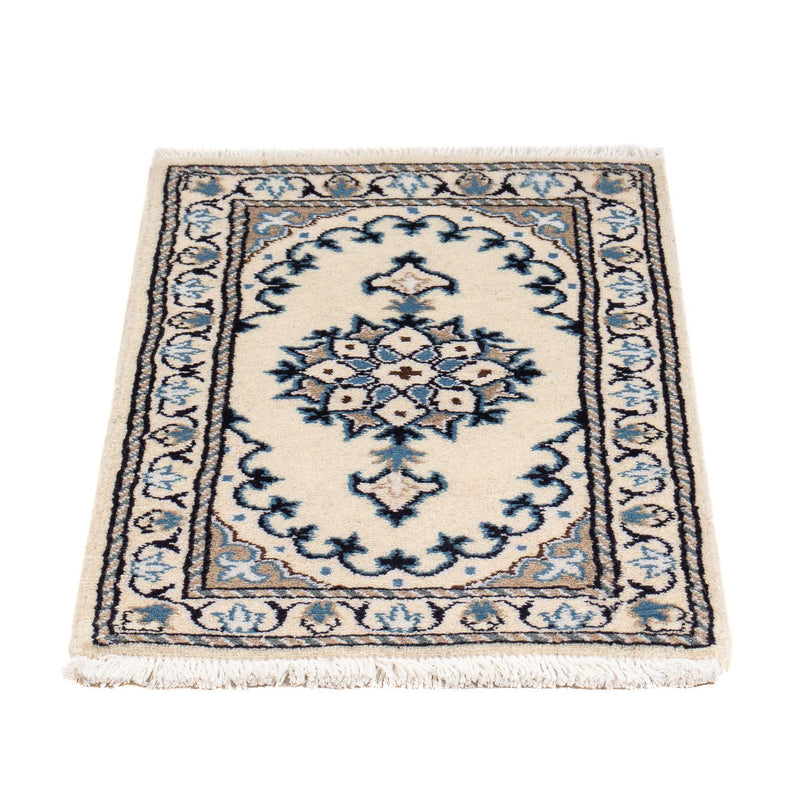 Alfombra persa - Nain - 60 x 40 cm - beige