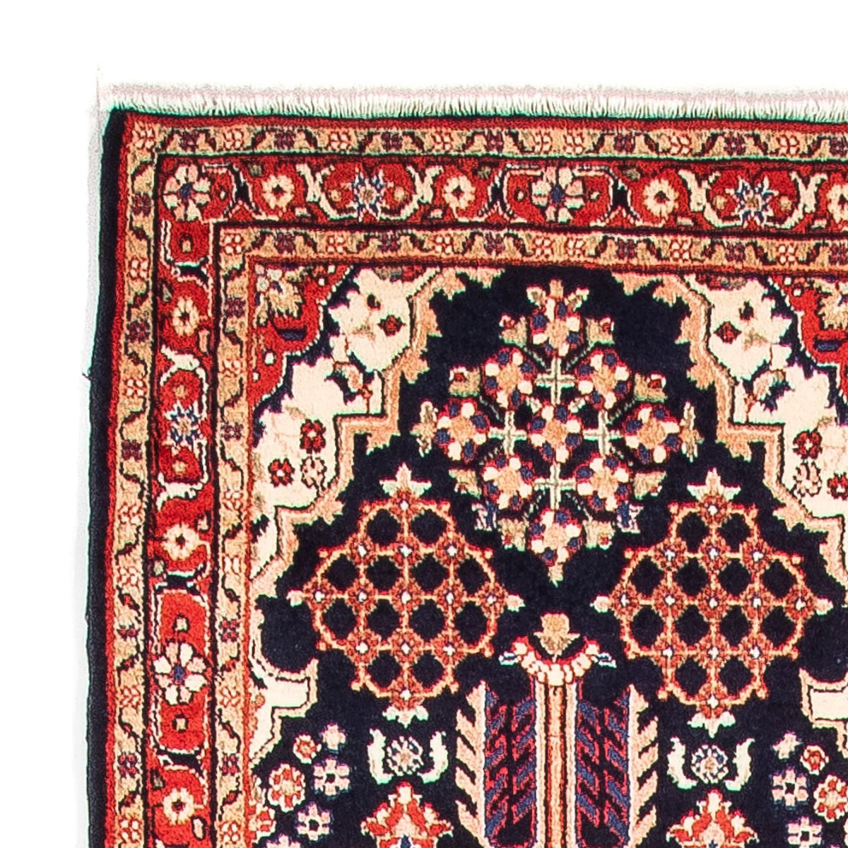 Alfombra de pasillo Alfombra persa - Clásica - 382 x 80 cm - azul oscuro