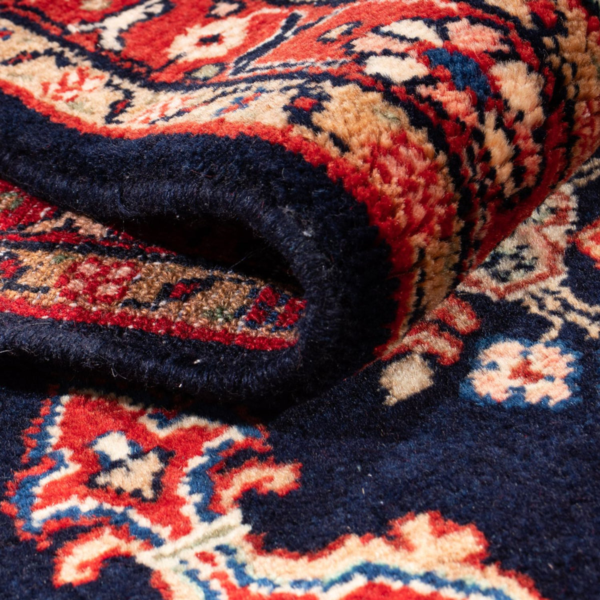 Alfombra de pasillo Alfombra persa - Clásica - 382 x 80 cm - azul oscuro