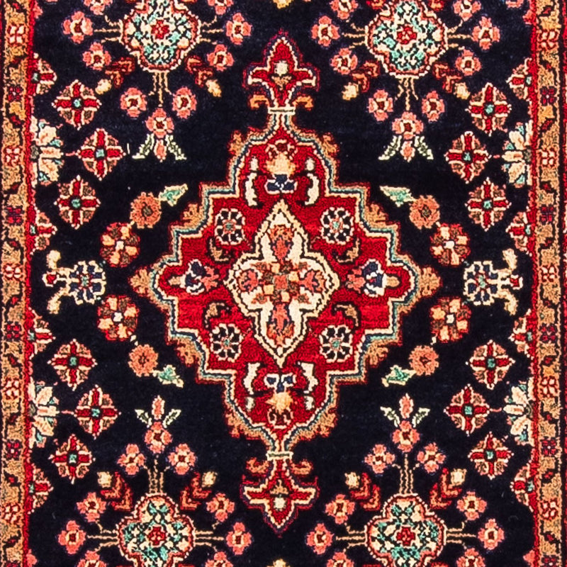 Alfombra de pasillo Alfombra persa - Clásica - 377 x 85 cm - azul oscuro