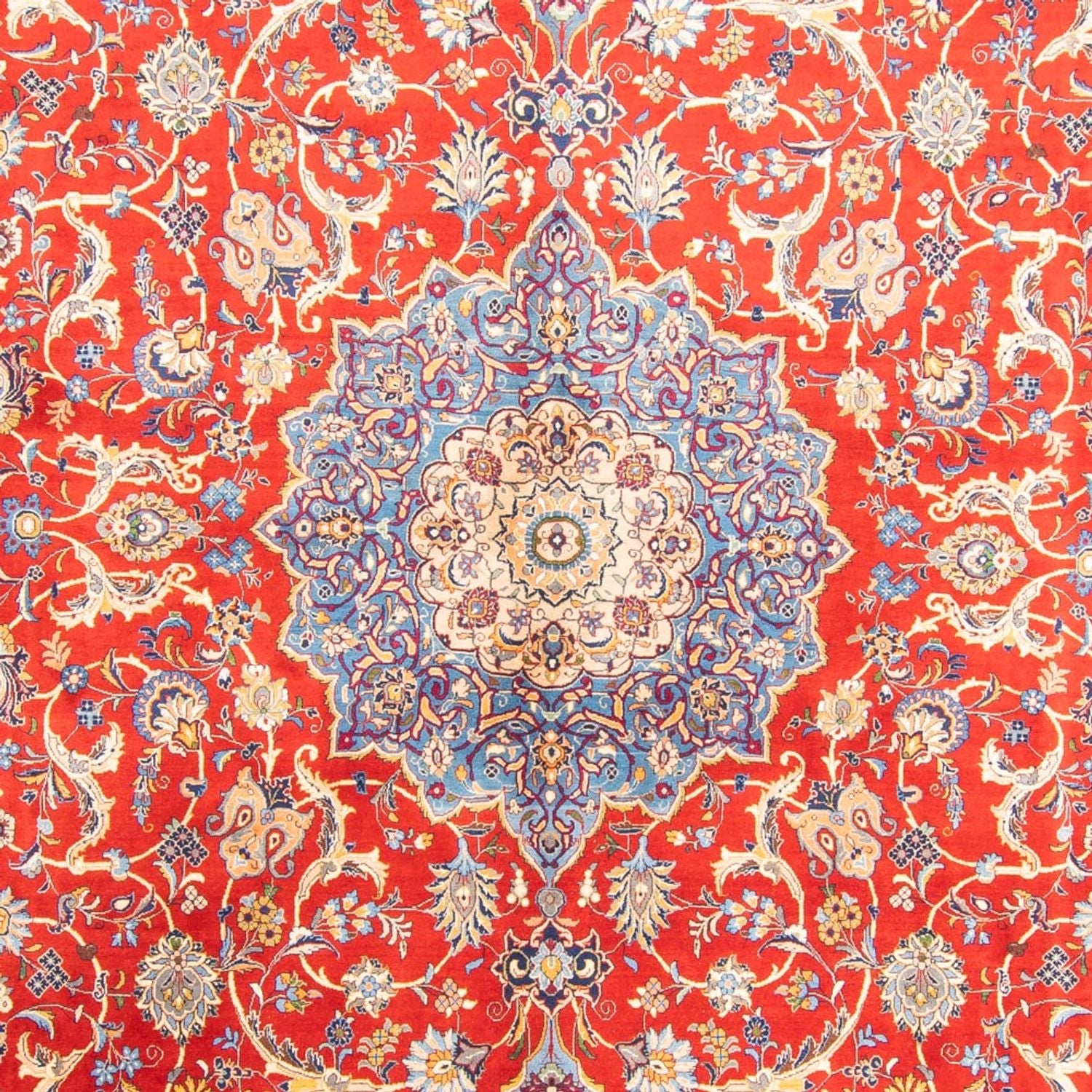 Alfombra Persa - Isfahan - Prima - 461 x 338 cm - rojo
