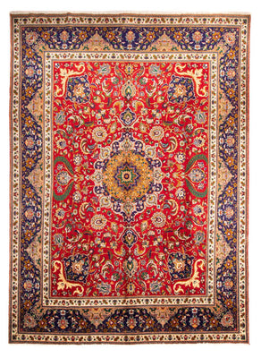 Alfombra persa - Tabriz - 390 x 289 cm - rojo