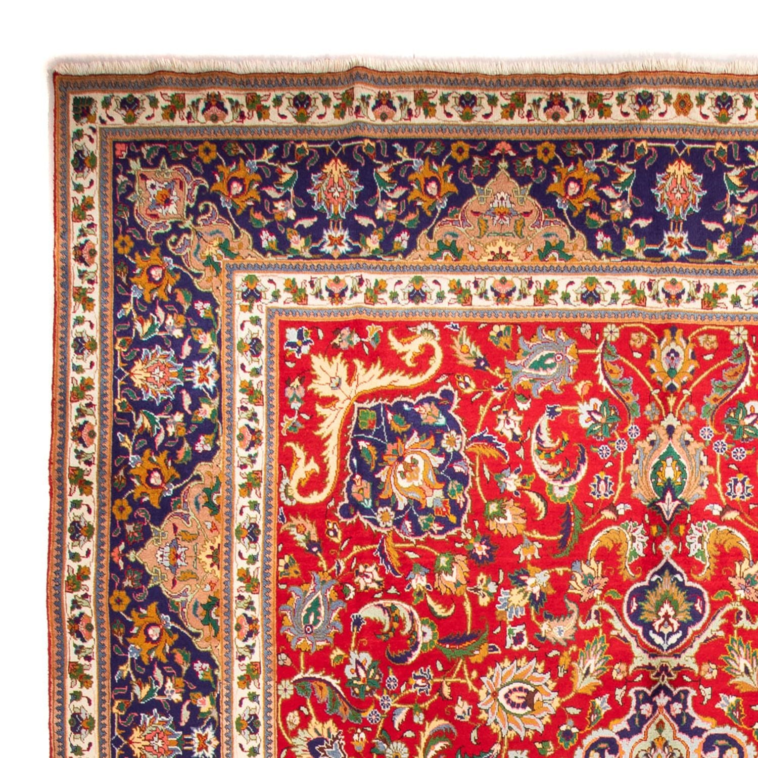 Alfombra persa - Tabriz - 390 x 289 cm - rojo