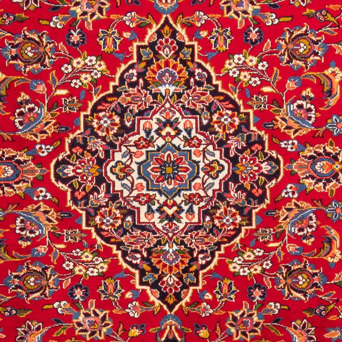 Alfombra persa - Keshan - 319 x 243 cm - rojo