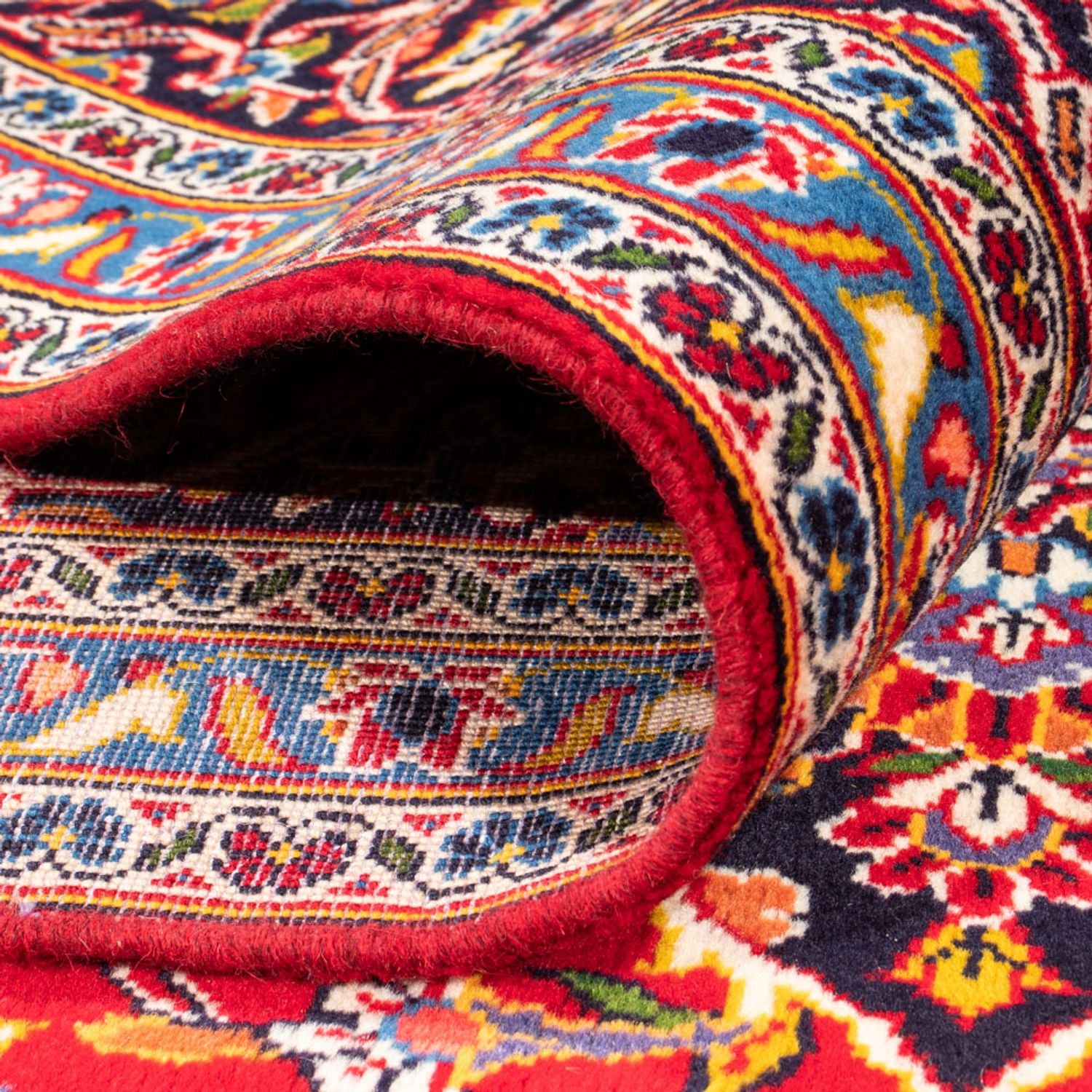 Alfombra persa - Keshan - 319 x 243 cm - rojo