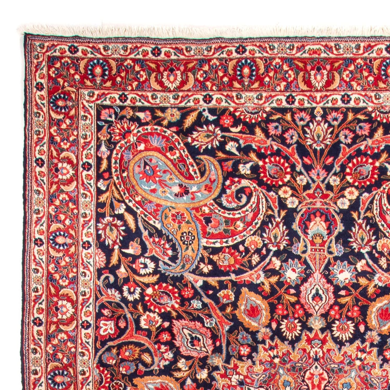 Alfombra persa - Clásica - 303 x 200 cm - azul oscuro