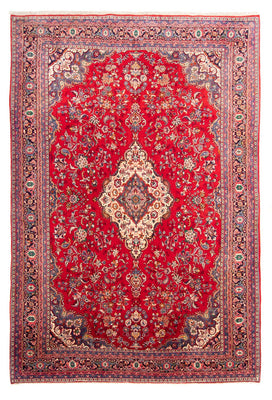 Alfombra persa - Keshan - 311 x 215 cm - rojo