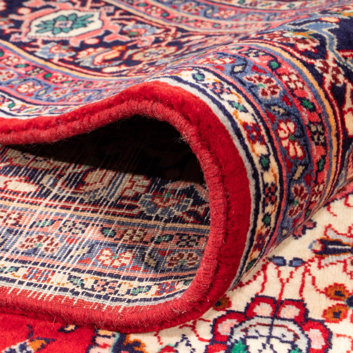 Alfombra persa - Keshan - 311 x 215 cm - rojo