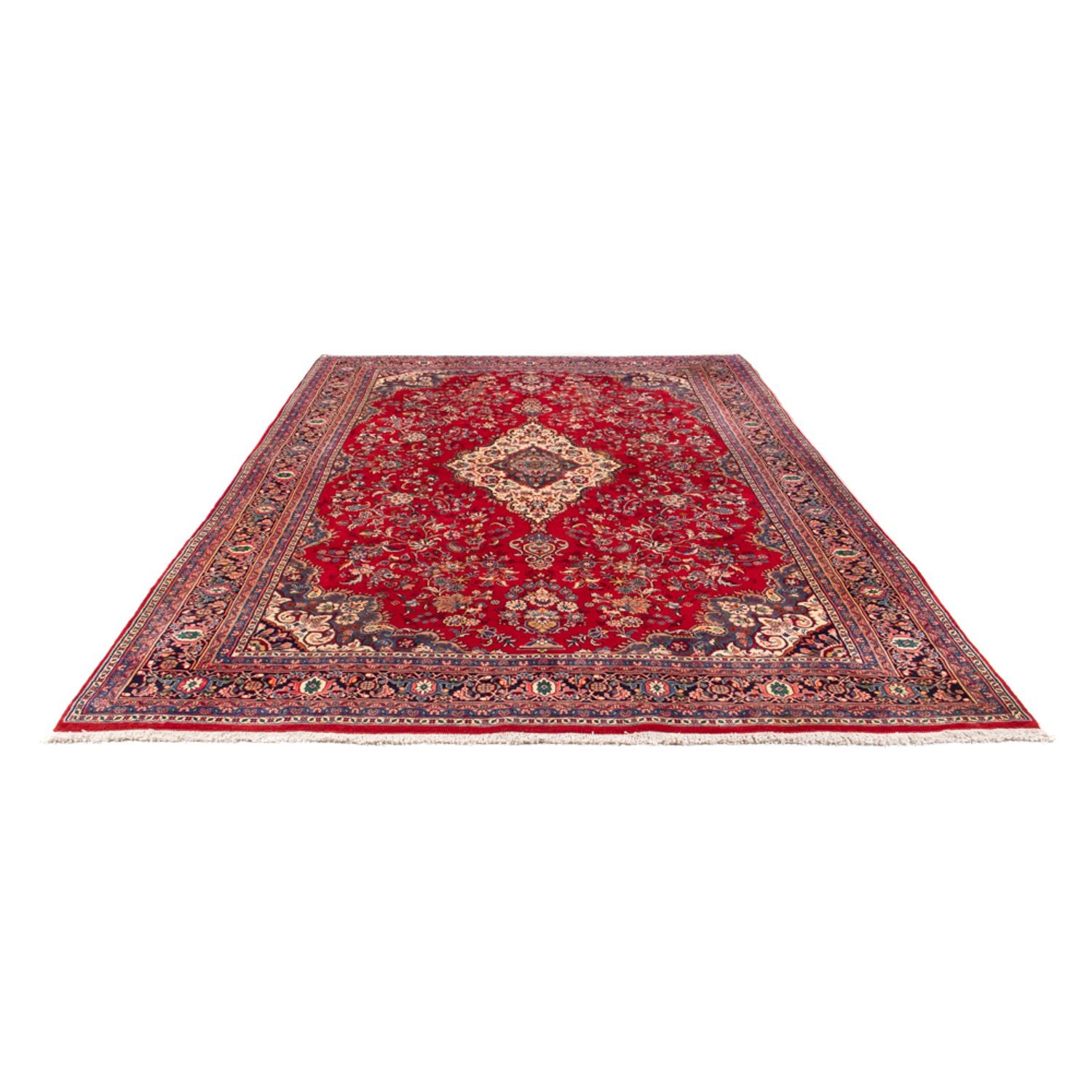 Alfombra persa - Keshan - 311 x 215 cm - rojo