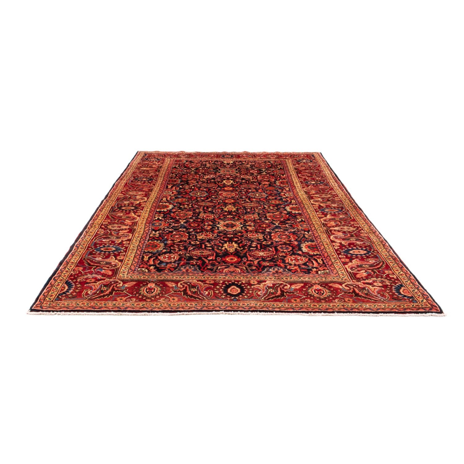 Alfombra persa - Nómada - 323 x 220 cm - azul oscuro