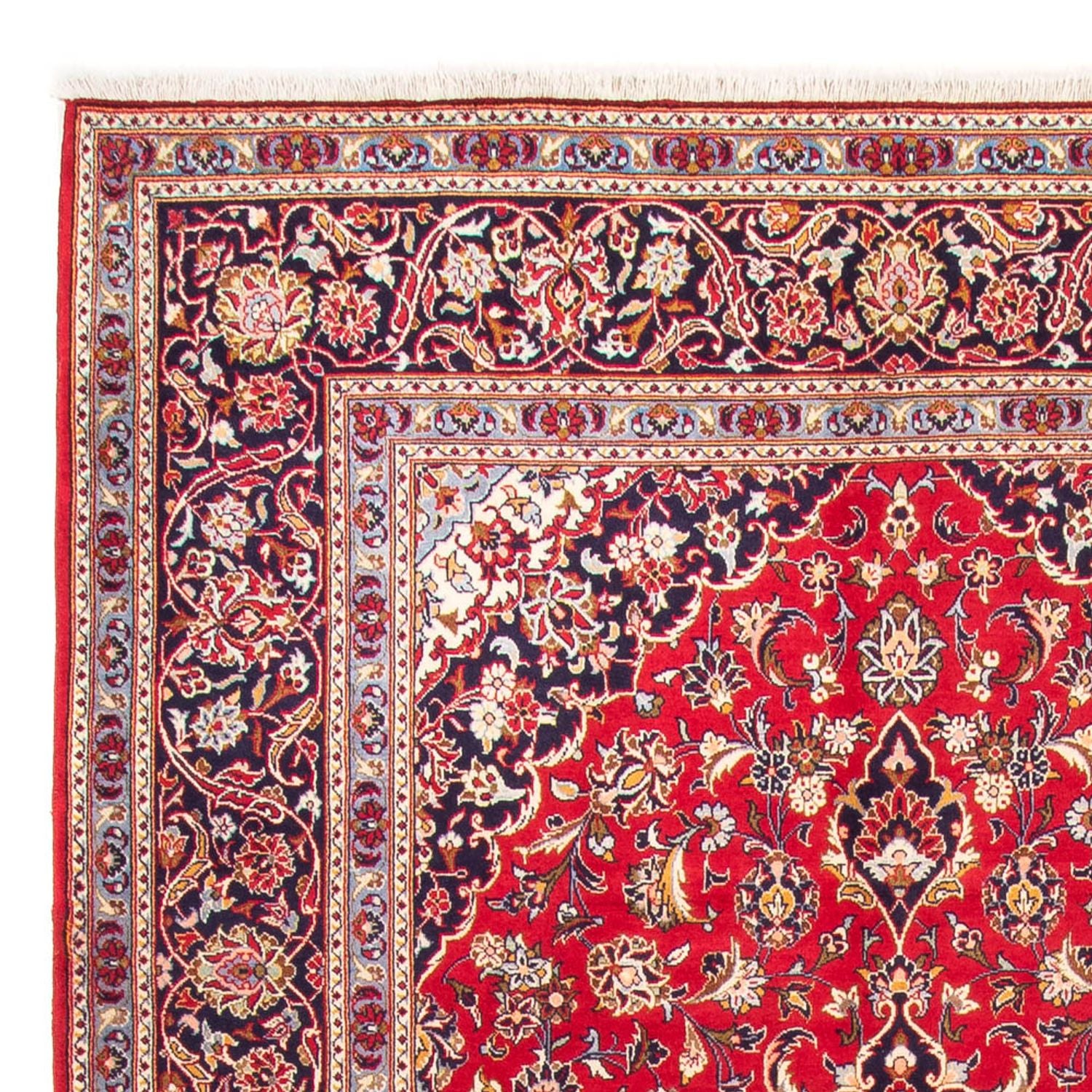 Alfombra persa - Keshan - 320 x 214 cm - rojo