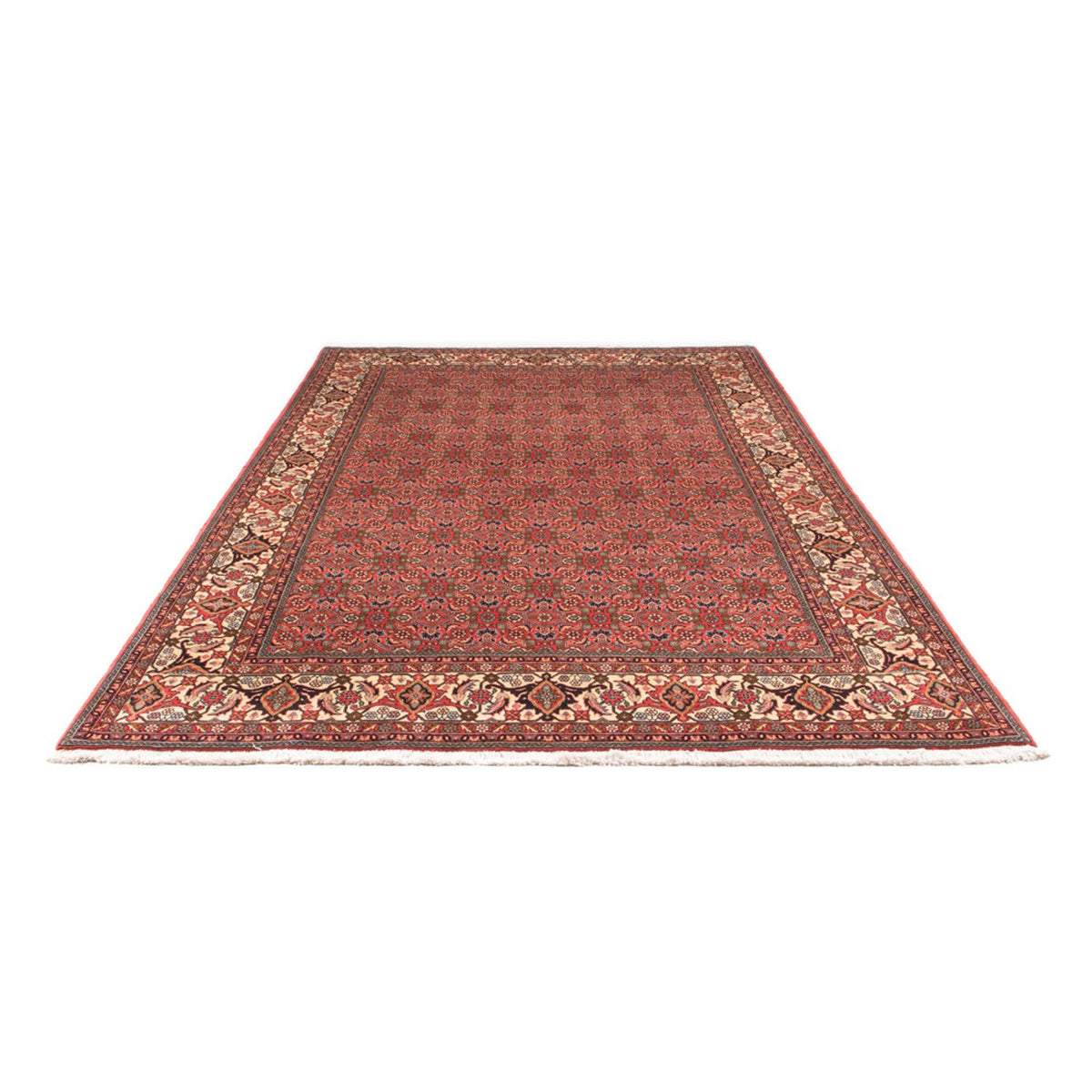 Alfombra persa - Bidjar - 300 x 198 cm - rojo