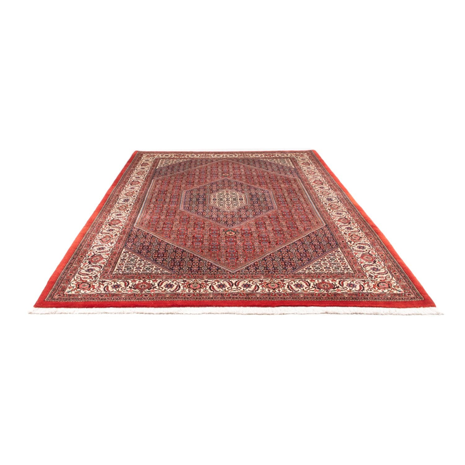 Alfombra persa - Bidjar - 310 x 205 cm - rojo
