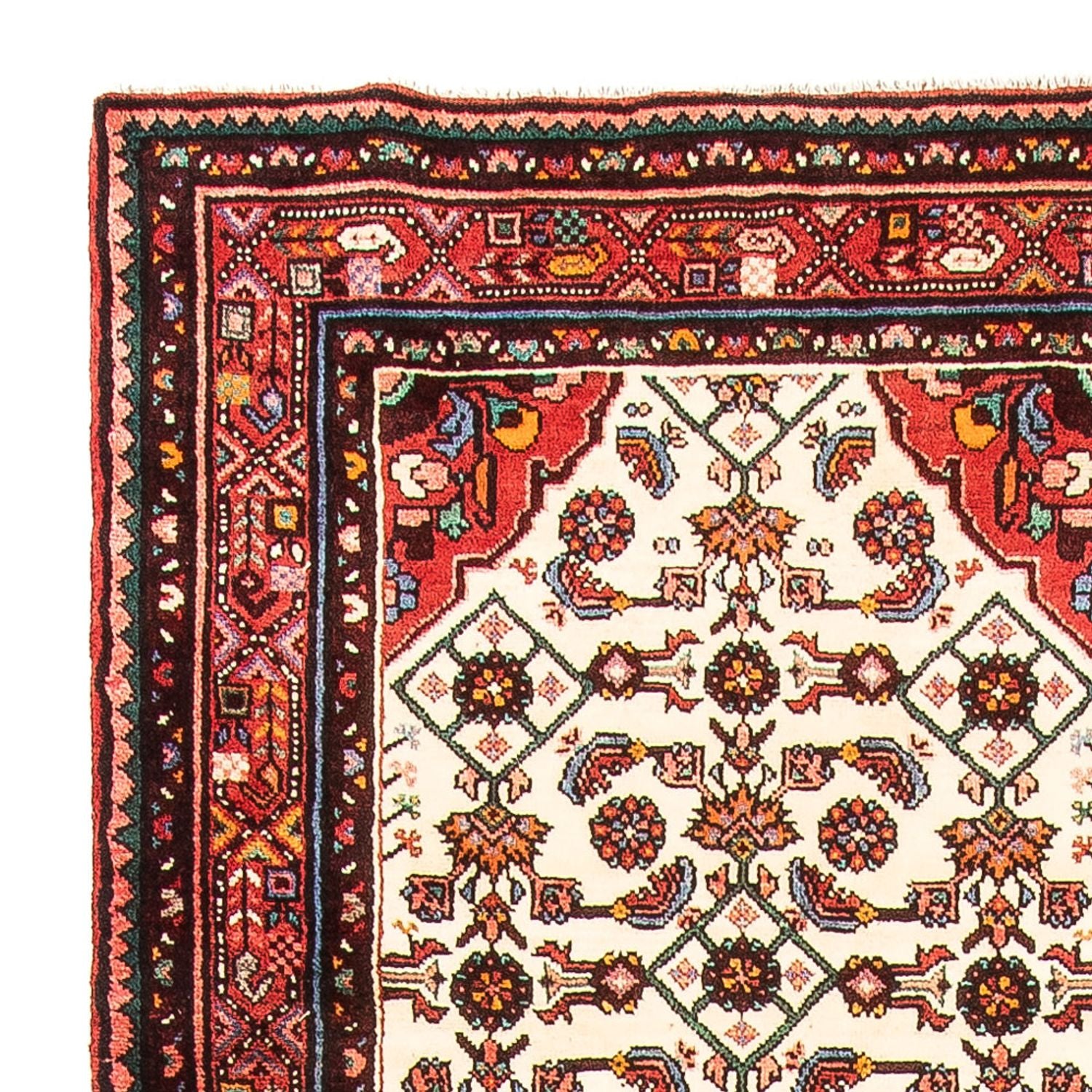 Alfombra de pasillo Alfombra persa - Nómada - 305 x 103 cm - beige