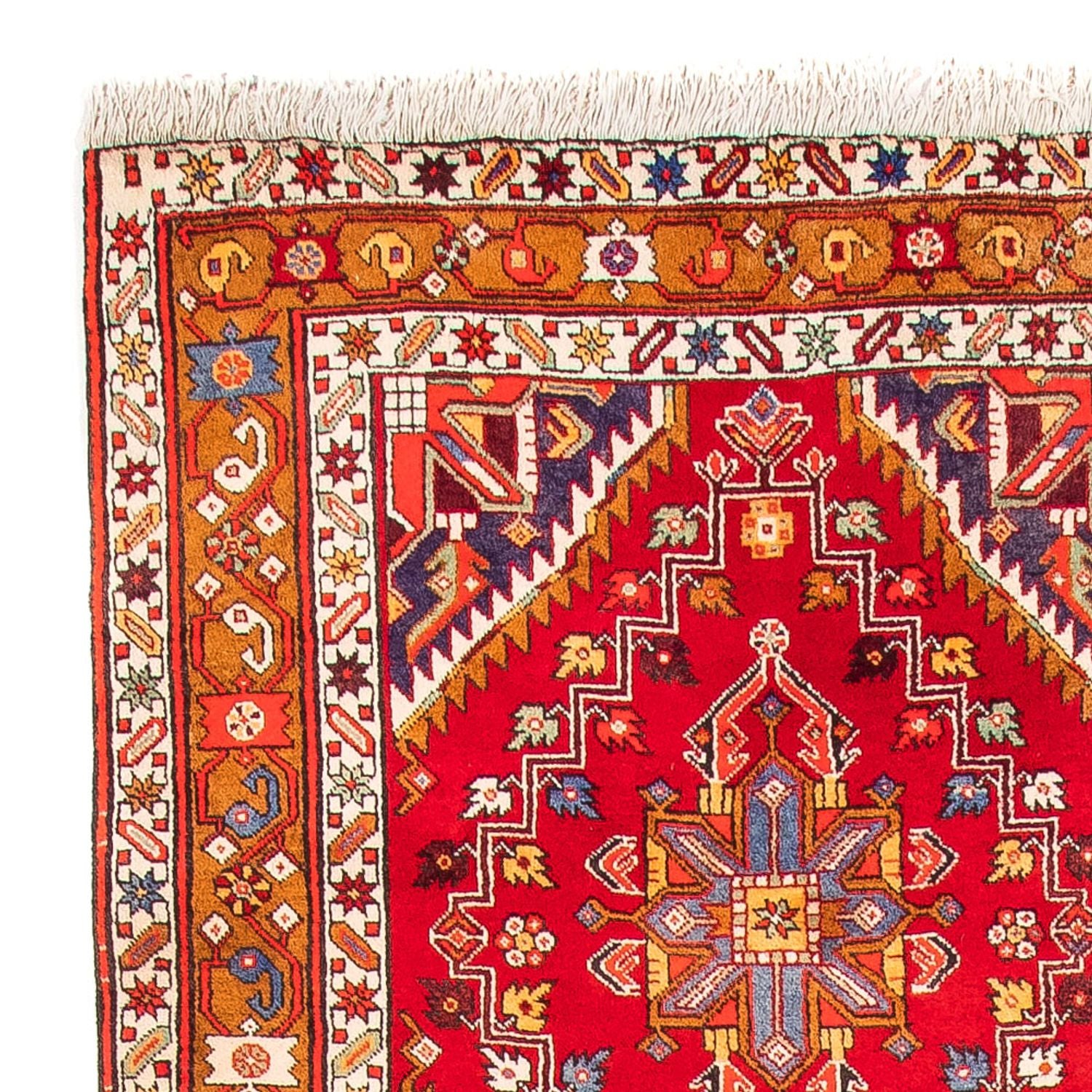 Alfombra persa - Nómada - 307 x 122 cm - rojo