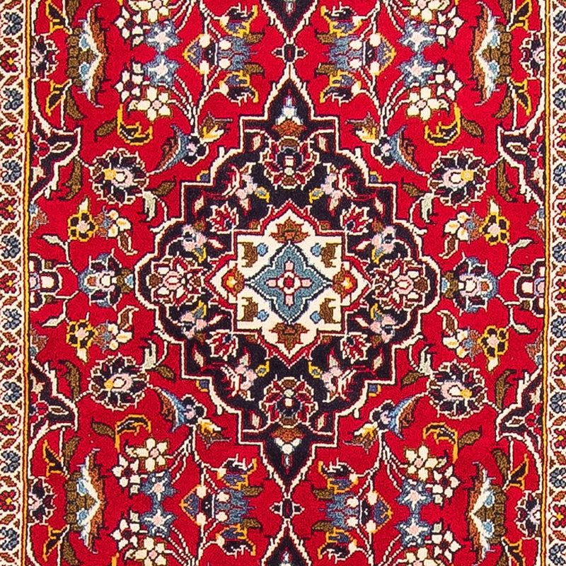 Alfombra de pasillo Alfombra persa - Keshan - 312 x 100 cm - rojo