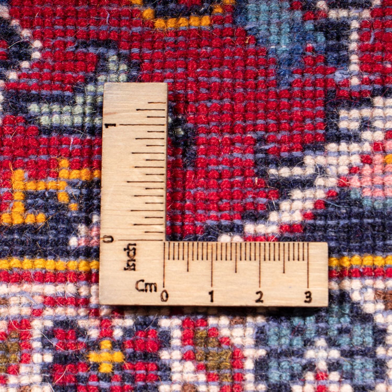Alfombra de pasillo Alfombra persa - Keshan - 312 x 100 cm - rojo