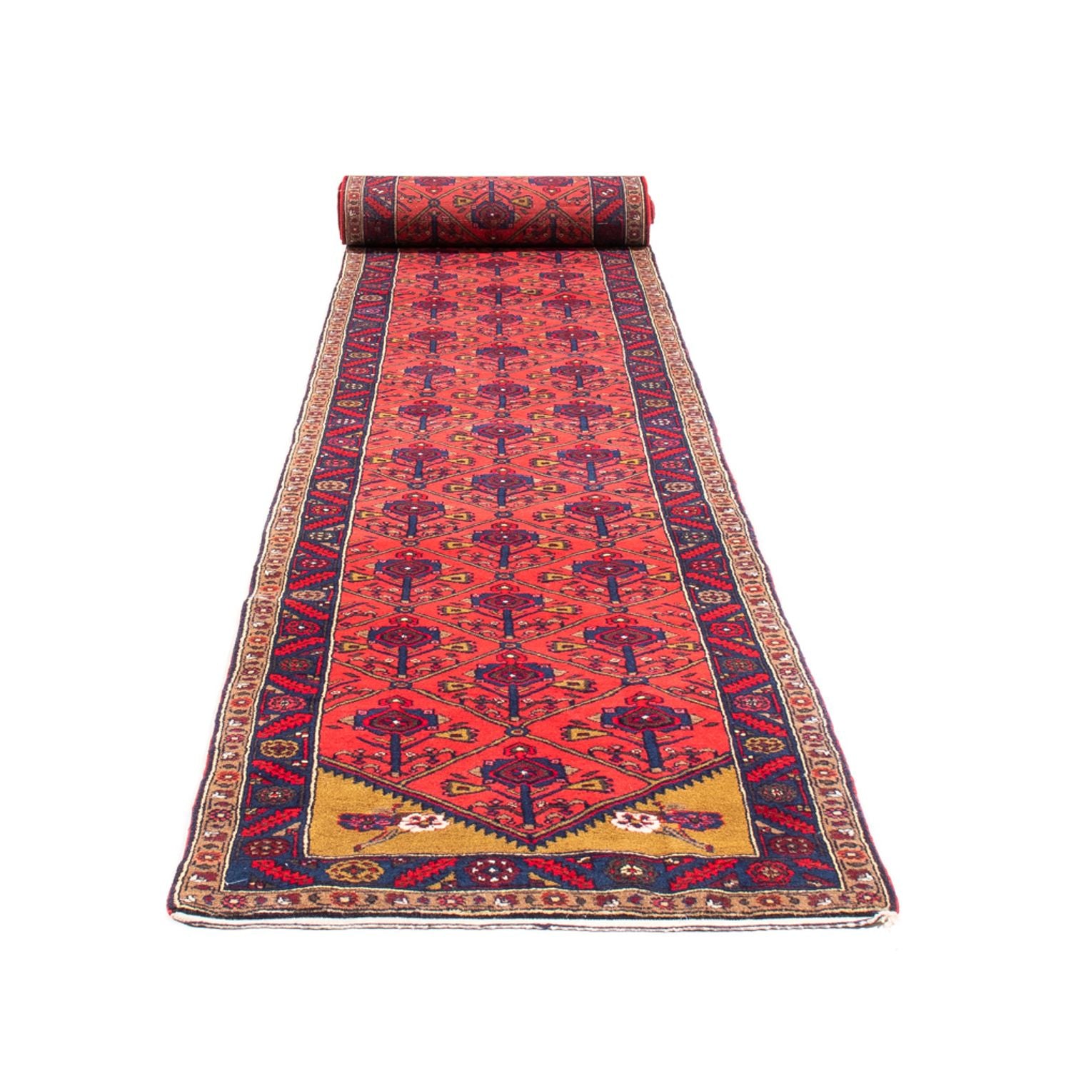 Alfombra de pasillo Alfombra persa - Nómada - 688 x 83 cm - rojo