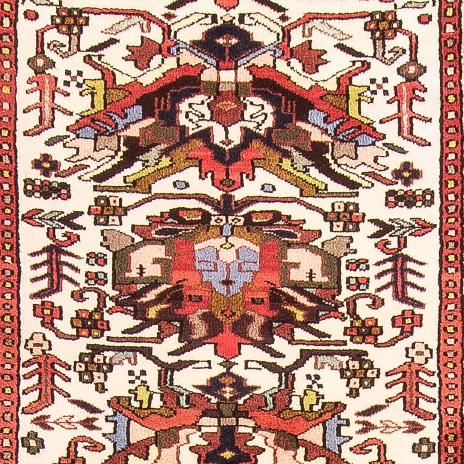 Alfombra de pasillo Alfombra persa - Nómada - 500 x 80 cm - beige