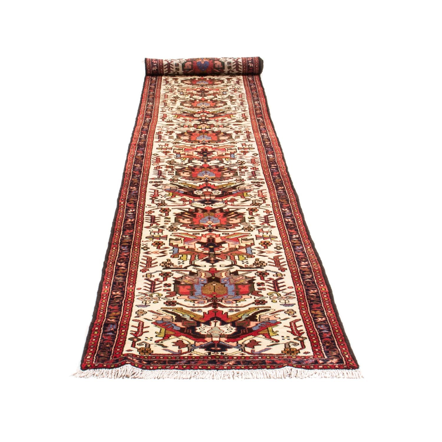 Alfombra de pasillo Alfombra persa - Nómada - 500 x 80 cm - beige