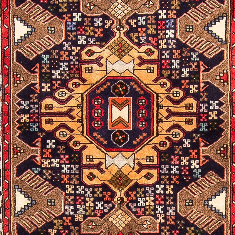 Alfombra de pasillo Alfombra persa - Nómada - 385 x 85 cm - azul oscuro