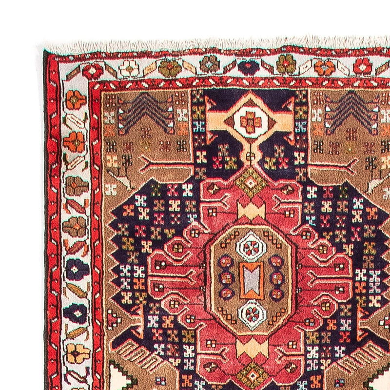 Alfombra de pasillo Alfombra persa - Nómada - 385 x 85 cm - azul oscuro
