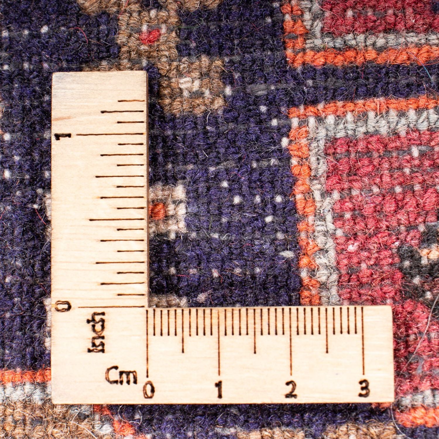 Alfombra de pasillo Alfombra persa - Nómada - 385 x 85 cm - azul oscuro
