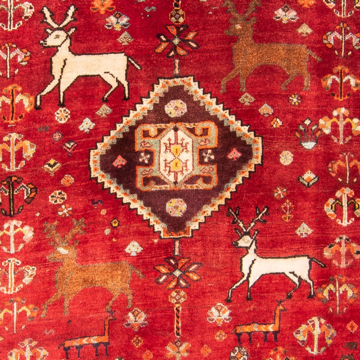 Alfombra persa - Nómada - 174 x 115 cm - rojo