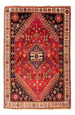 Alfombra persa - Nómada - 161 x 108 cm - rojo