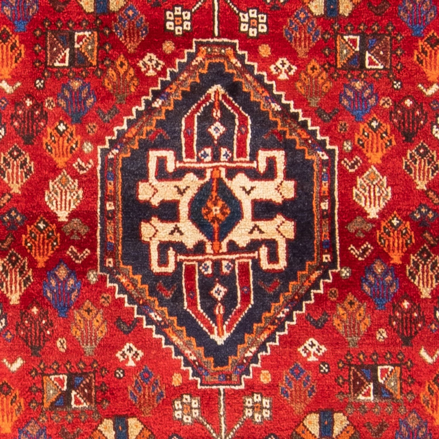 Alfombra persa - Nómada - 161 x 108 cm - rojo