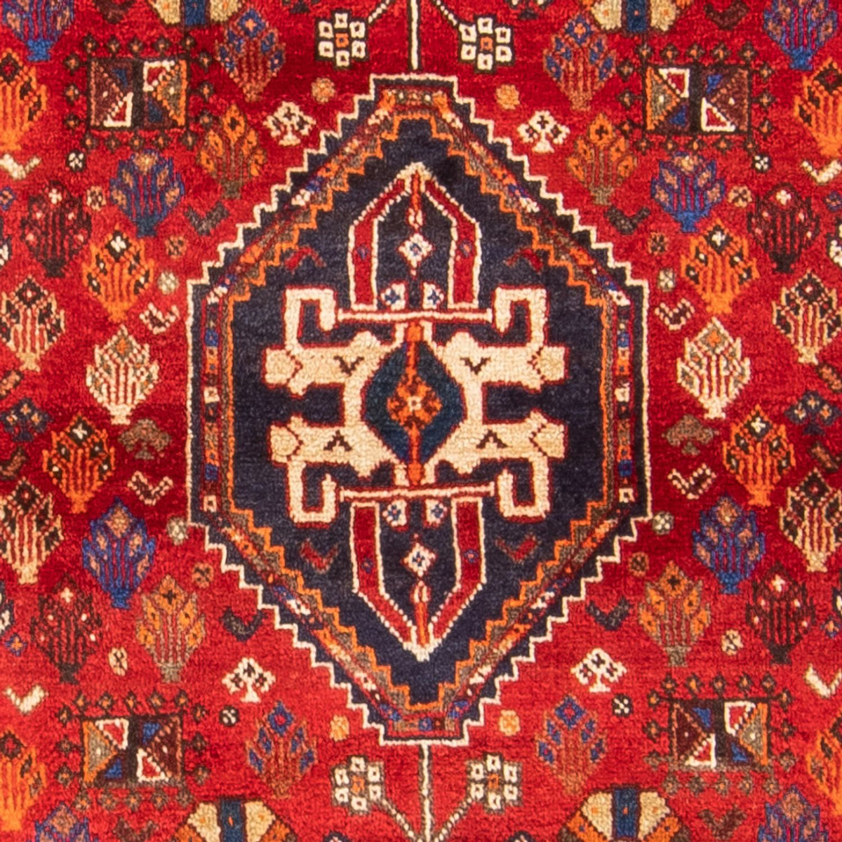 Alfombra persa - Nómada - 161 x 108 cm - rojo