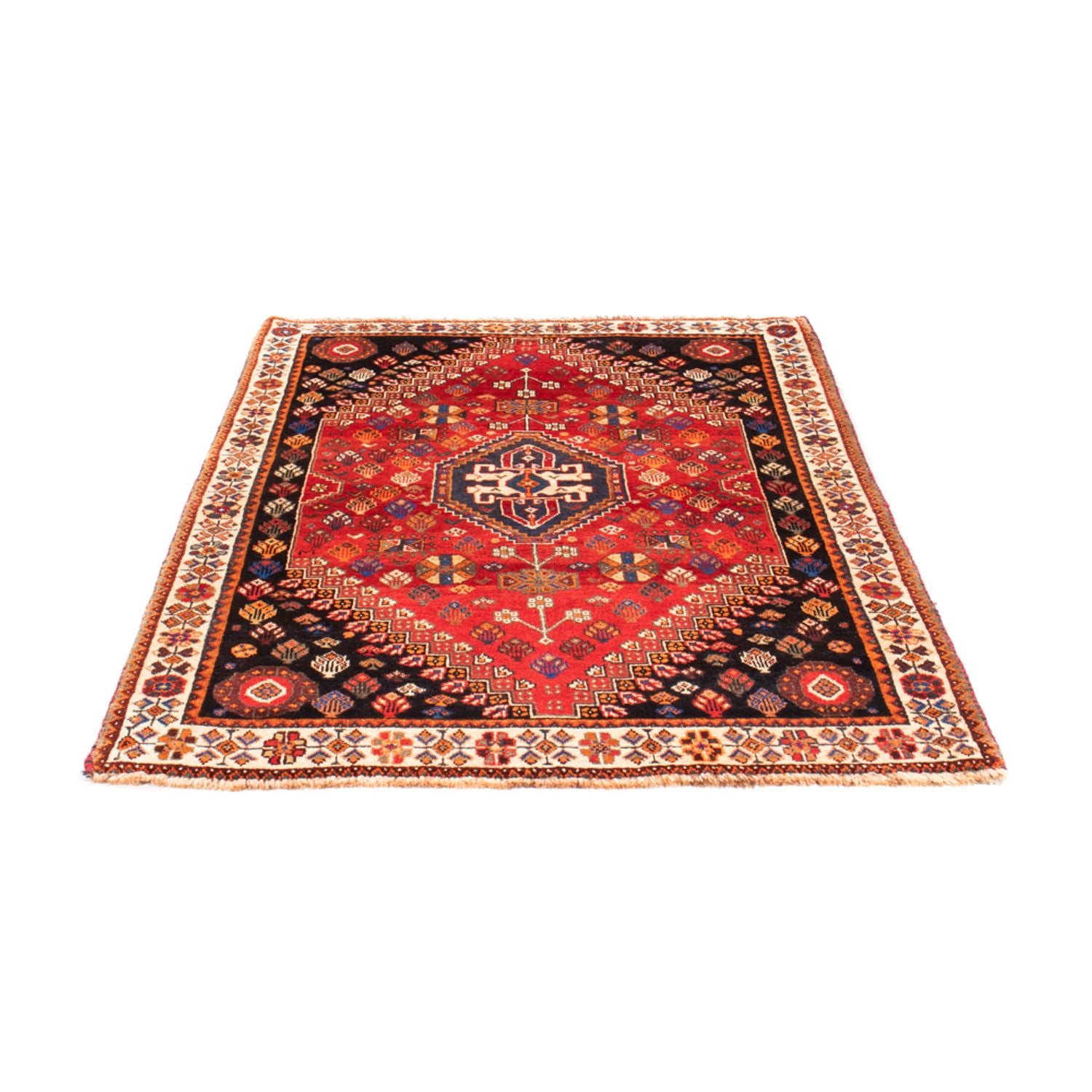 Alfombra persa - Nómada - 161 x 108 cm - rojo