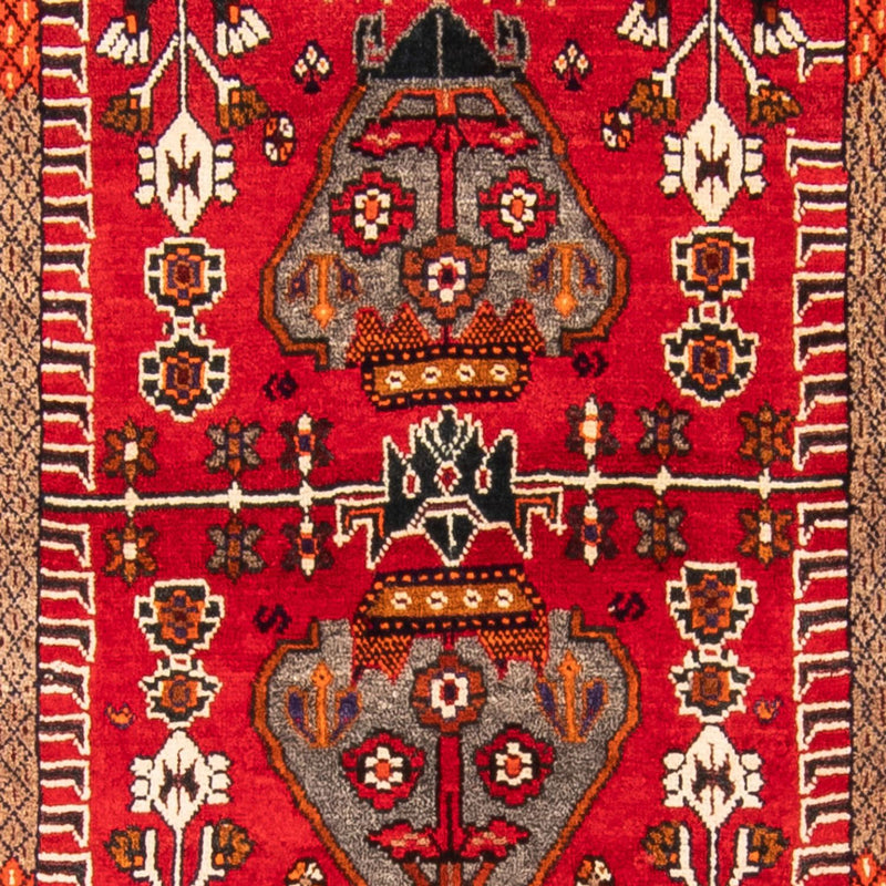 Alfombra persa - Nómada - 165 x 100 cm - rojo