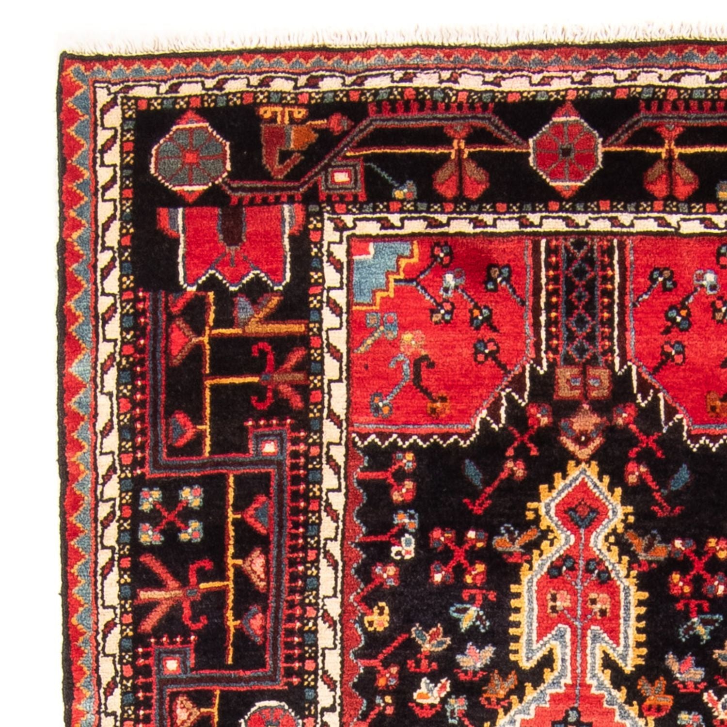 Alfombra persa - Nómada - 164 x 102 cm - azul oscuro