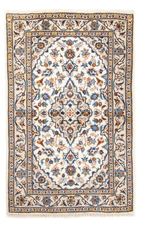 Alfombra persa - Keshan - 154 x 96 cm - beige