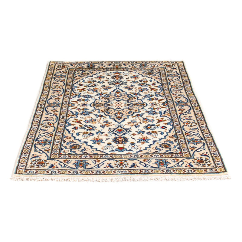 Alfombra persa - Keshan - 154 x 96 cm - beige
