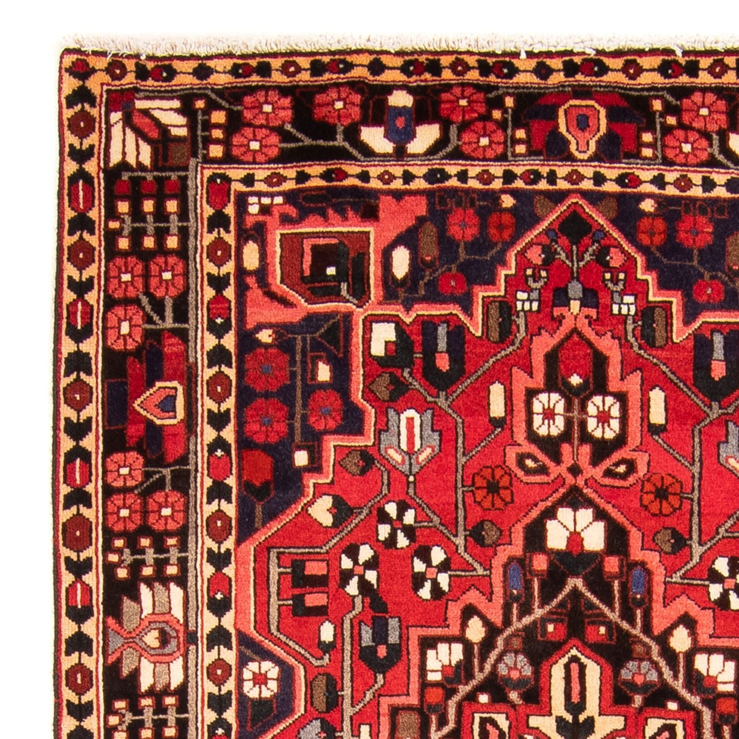 Alfombra persa - Nómada - 160 x 112 cm - rojo