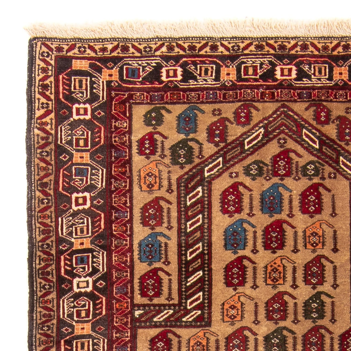 Alfombra persa - Clásica - 145 x 100 cm - multicolor