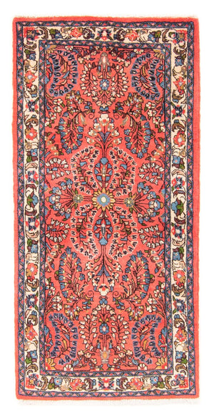 Alfombra persa - Clásica - 148 x 69 cm - rojo