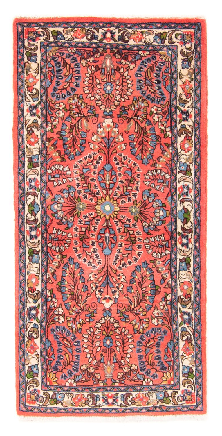 Alfombra persa - Clásica - 148 x 69 cm - rojo
