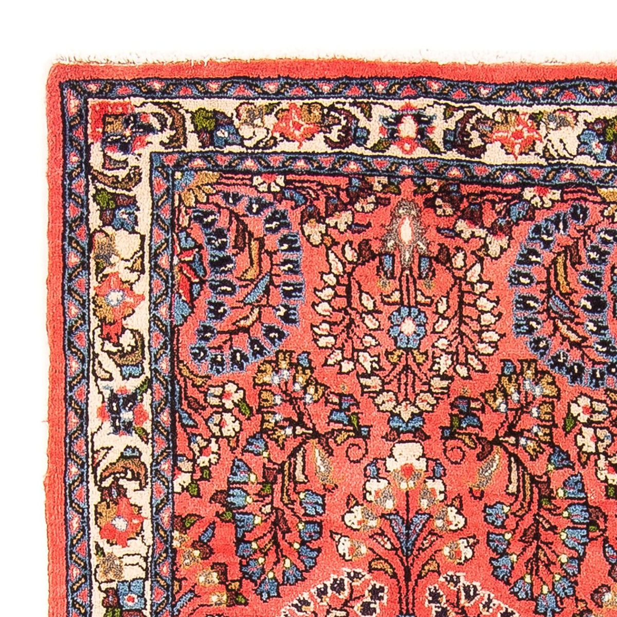 Alfombra persa - Clásica - 148 x 69 cm - rojo