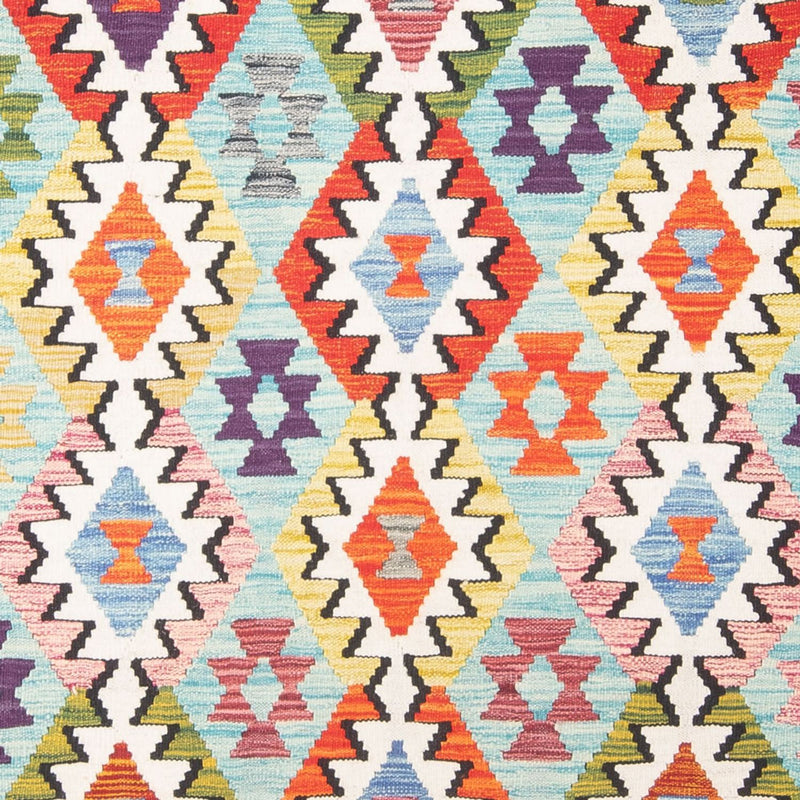 Alfombra Kelim - Splash - 247 x 176 cm - multicolor
